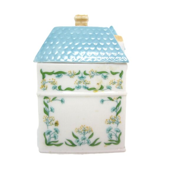 Original Lenox Spice Village Parsley Spice Jar Cottage House Ceramic - Picture 4 of 8